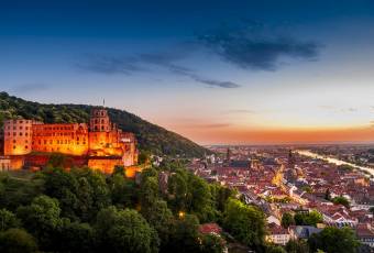 Heidelberg Blick auf die Altstadt