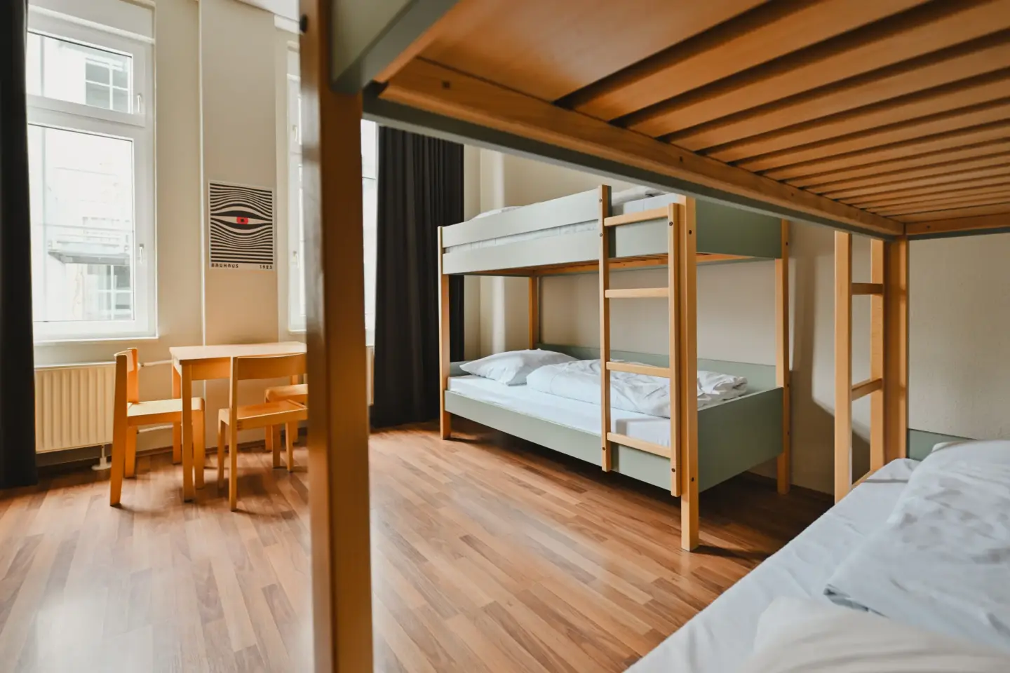 Klassenfahrt Leipzig - Vierbettzimmer mit Doppelstockbetten