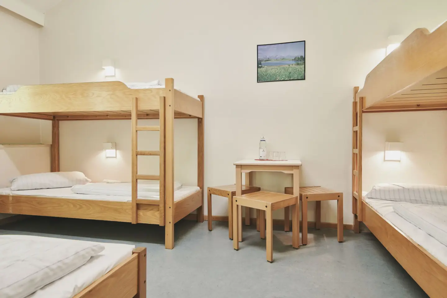 Klassenfahrt Thale - Mehrbettzimmer mit Doppelstockbetten