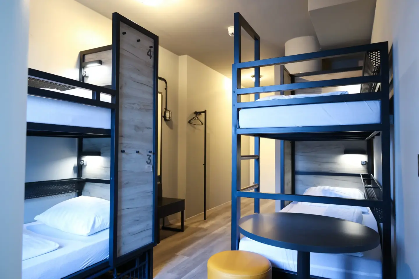 Klassenfahrt Köln - Vierbettzimmer mit zwei Doppelstockbetten