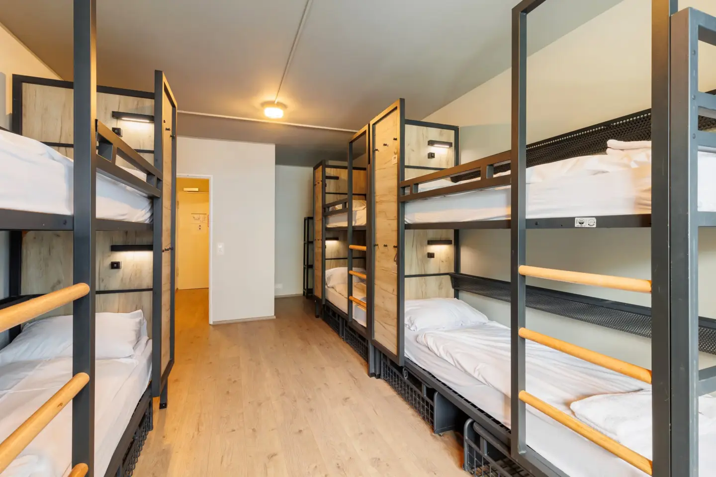 Klassenfahrt München - Sechsbettzimmer mit drei Doppelstockbetten