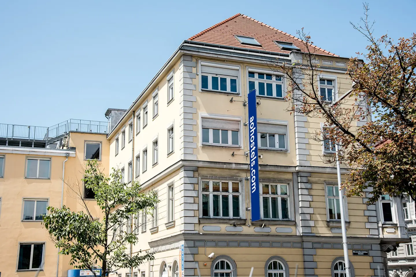 Klassenfahrt Wien - Außenansicht des Hostels