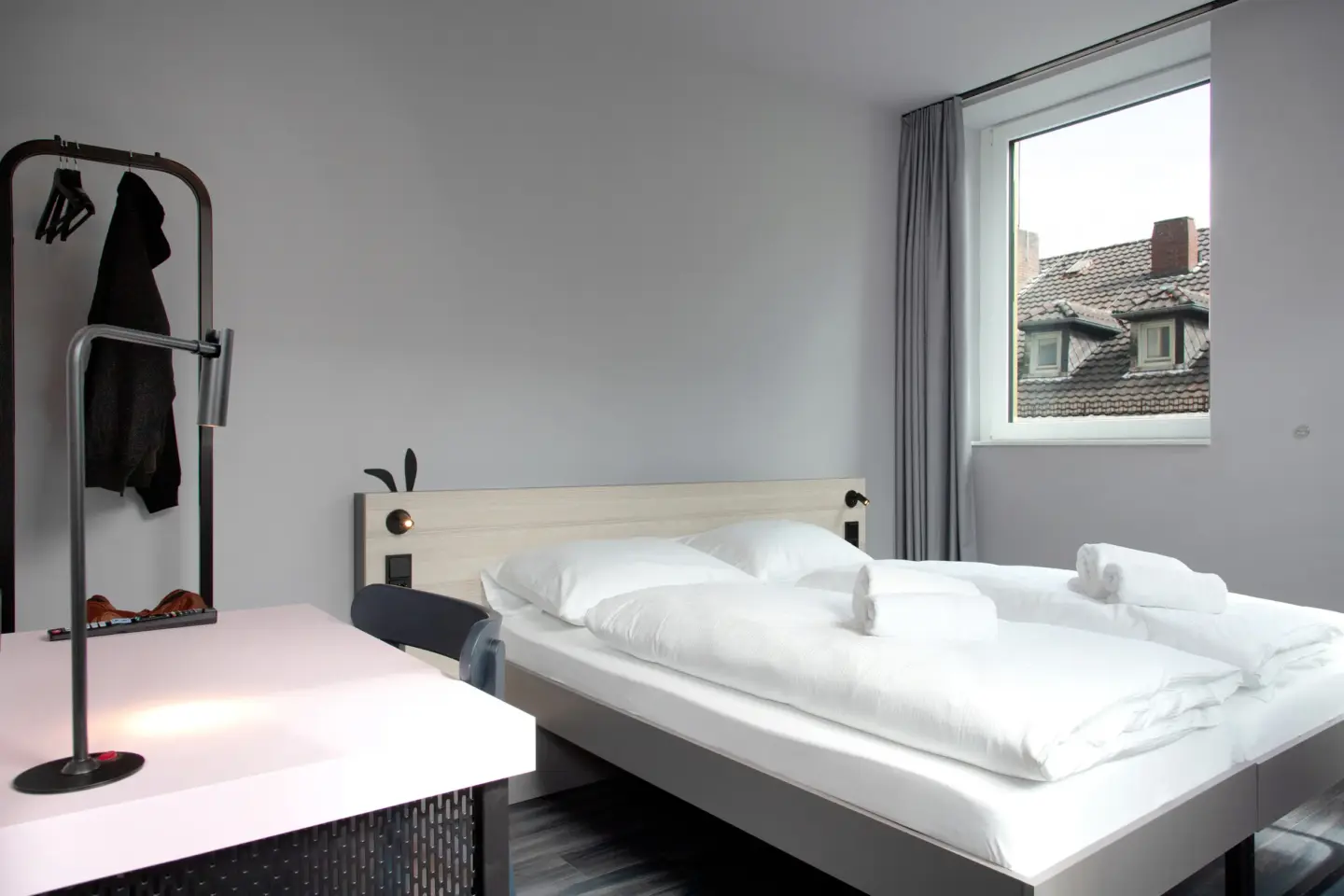 Klassenfahrt Bremen - Zweibettzimmer mit Doppelbett