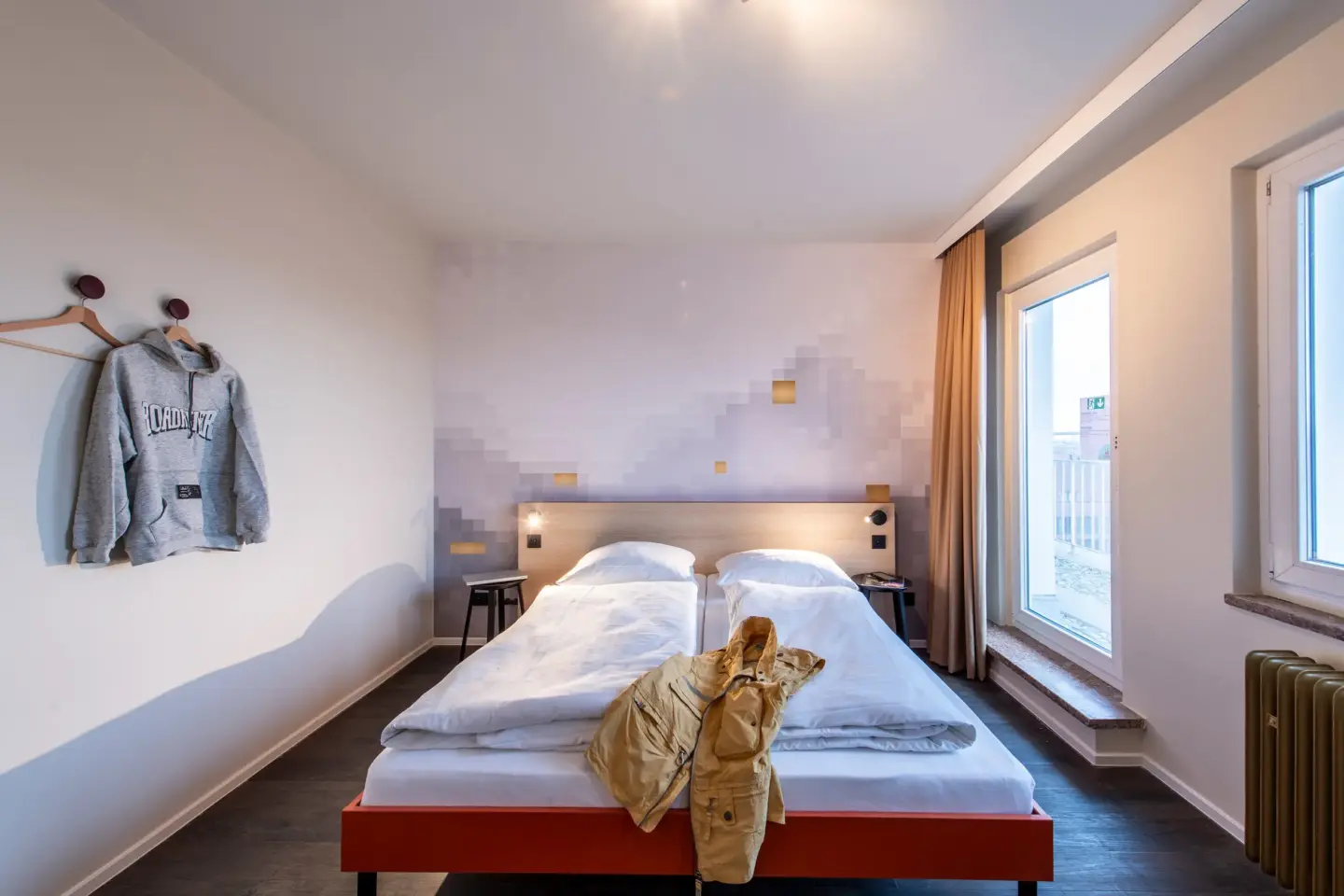 Klassenfahrt München - Zweibettzimmer mit Doppelbett