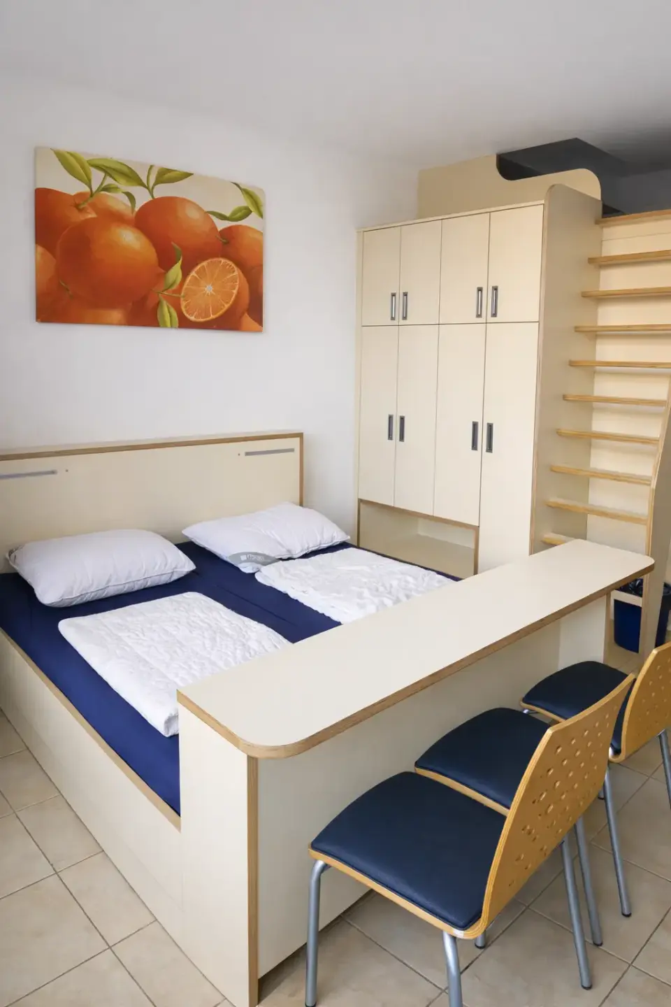 Klassenfahrt Potsdam - Mehrbettzimmer mit Doppelbett