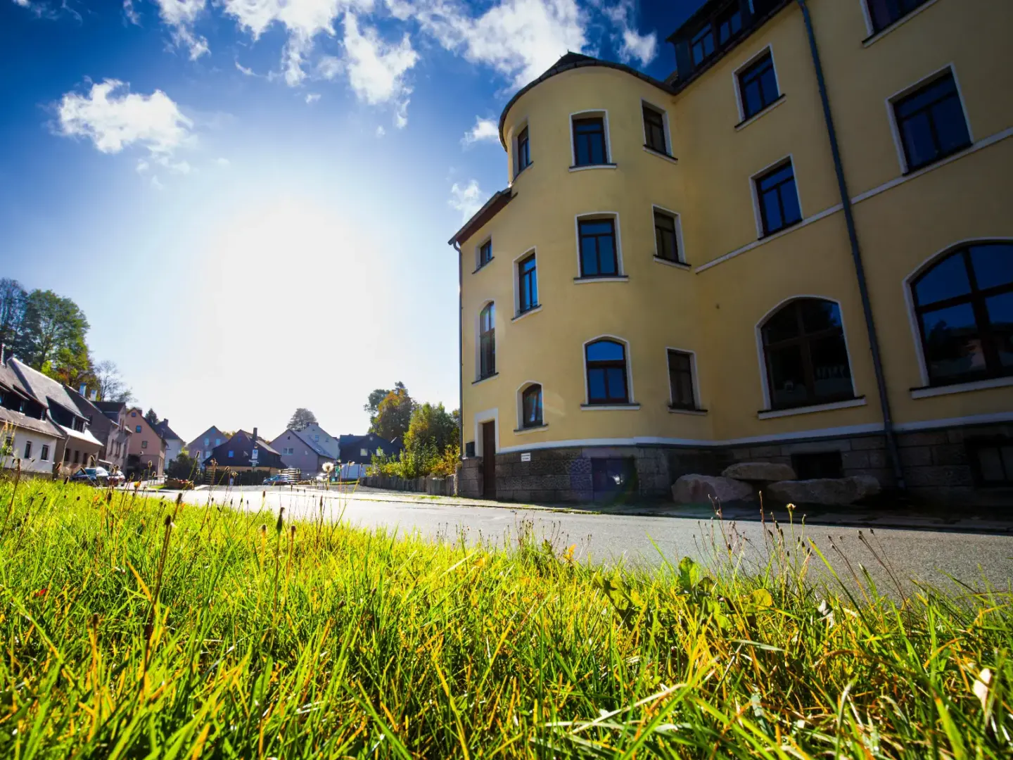 Klassenfahrt Eibenstock - Hostel von außen