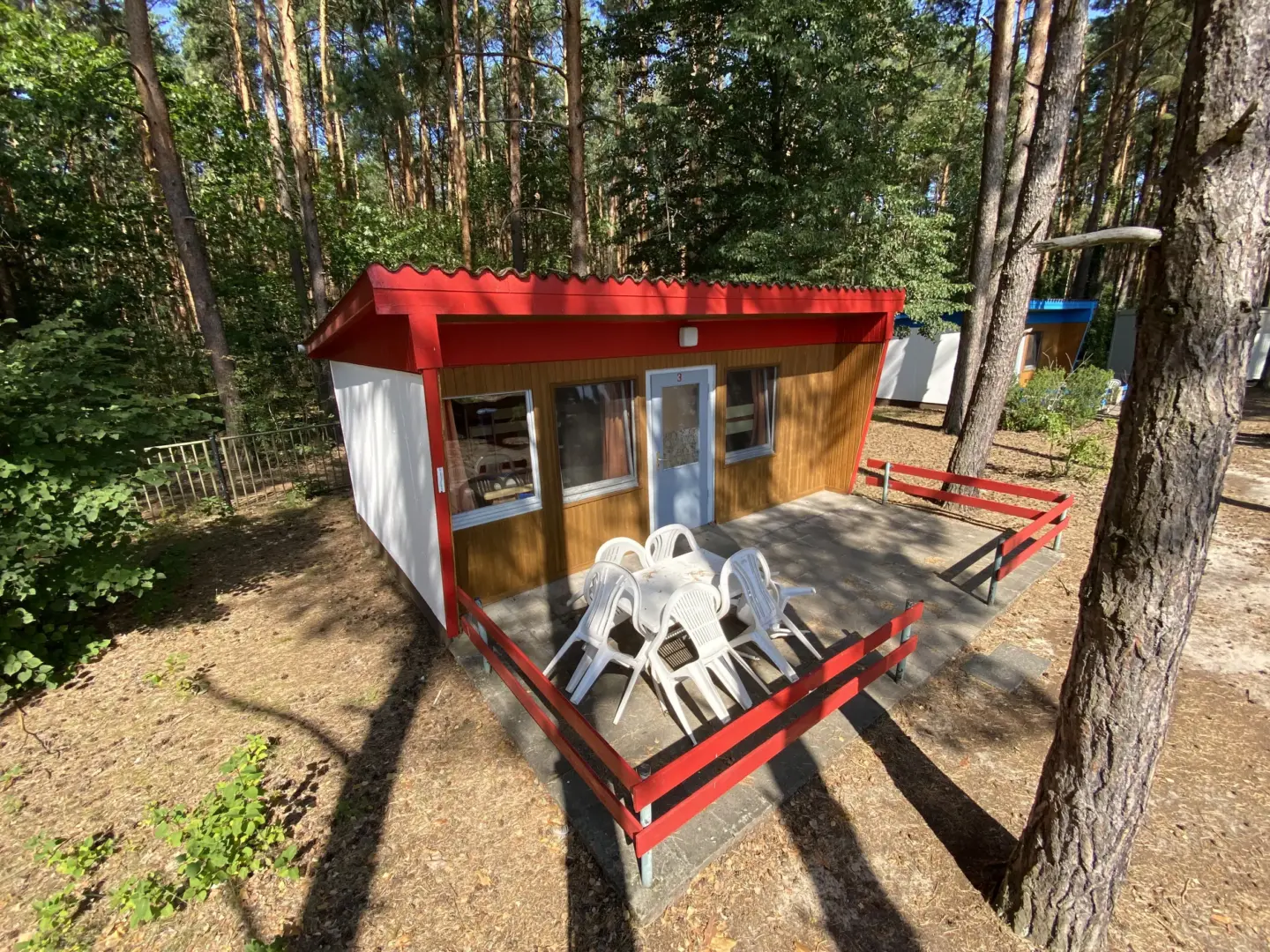 Klassenfahrt Prieros - Vierbettbungalow im Bungalowdorf